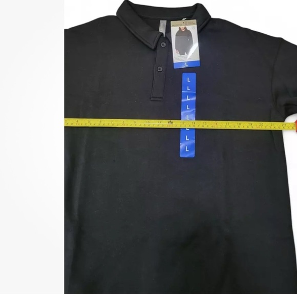 Mondetta Ladies' Collared Fleece Pullover Top, Black Medium Large - Picture 7 of 13